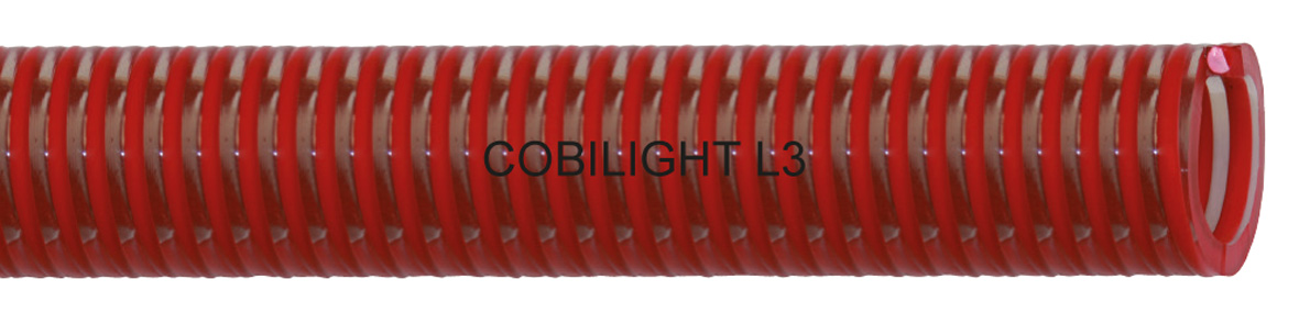 COBILIGHT L3 - Tuyau d'aspiration et de pression en PVC pour produits alimentaires