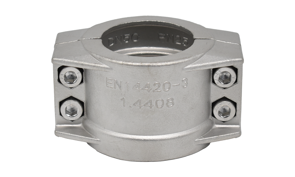 RVS klemschalen EN 14420-3 RVS klemschalen EN 14420-3