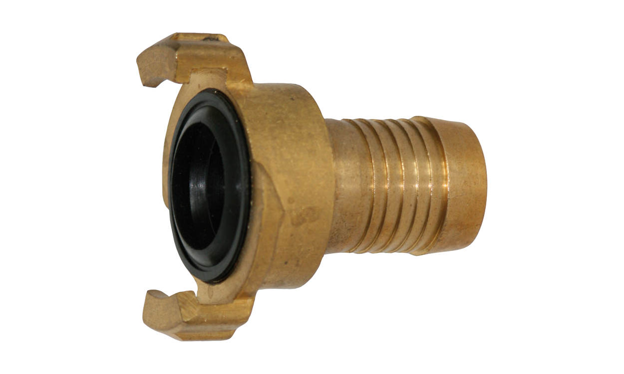 Brass quick coupling with hose nozzle System Geka Brass quick coupling with hose nozzle System Geka