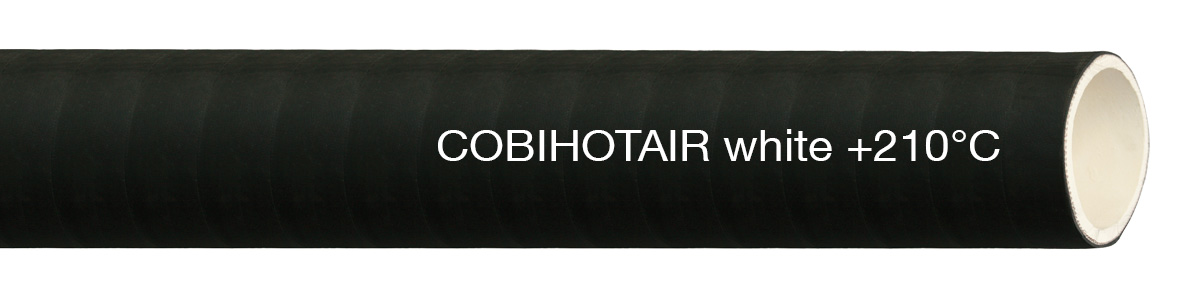 COBIHOTAIR WHITE + 210° C heteluchtcompressorslang zonder spiraal