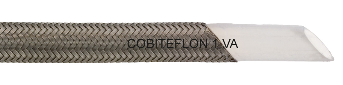 COBITEFLON 1 VA - Teflonschlauch mit Edelstahlgeflecht