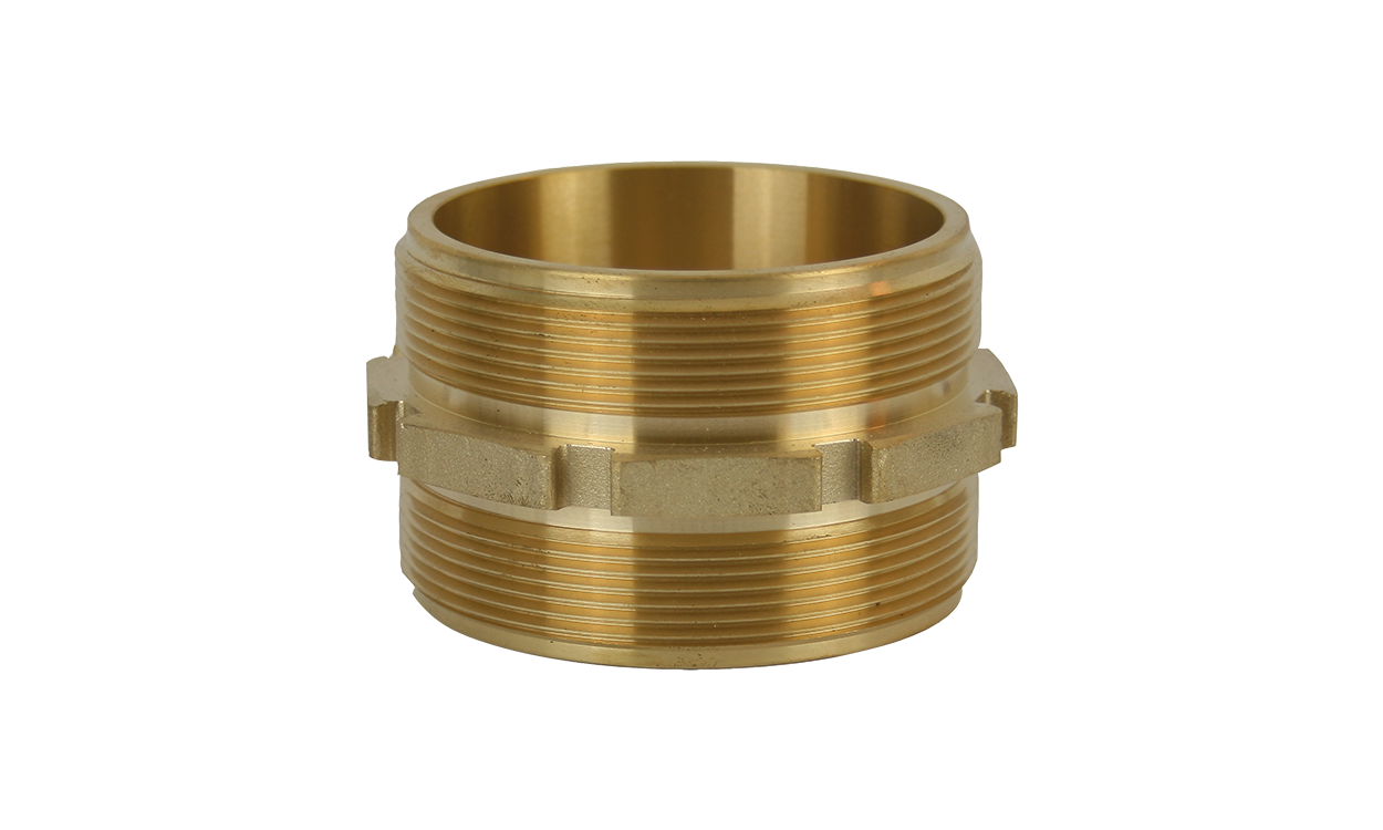 Brass double nipple TW Brass double nipple TW