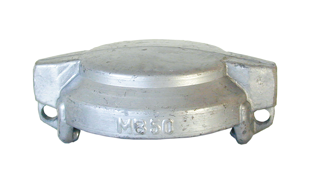 TW-Kappe Typ MB aus Aluminium nach DIN EN 14420-6 (DIN 28450)