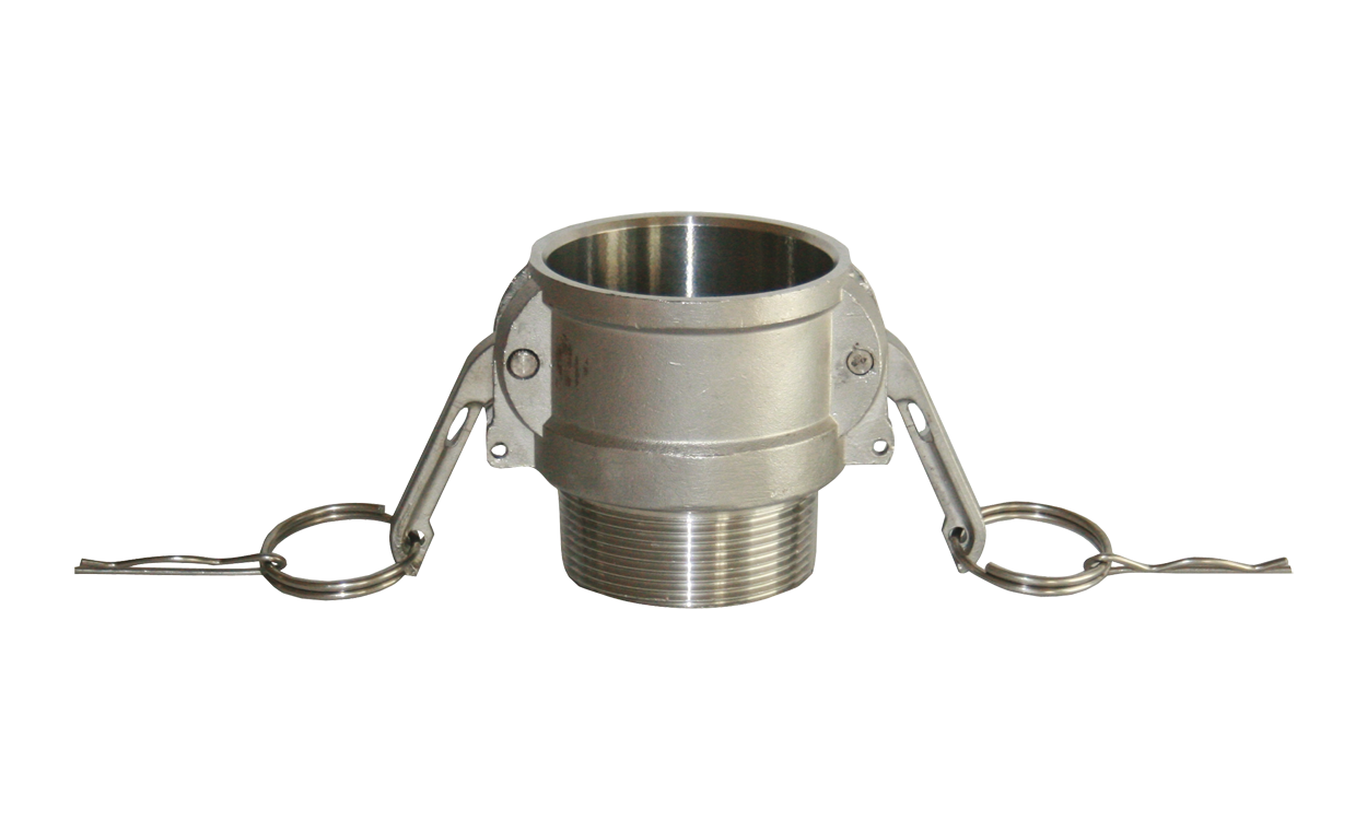 Female coupling with male thread type B - System Kamlok stainless steel Female coupling with male thread type B - System Kamlok stainless steel