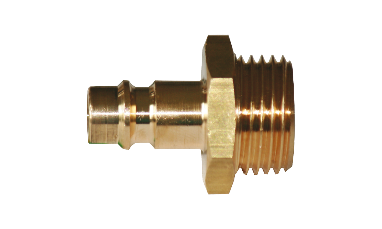 Plug nipple with male thread Plug nipple with male thread