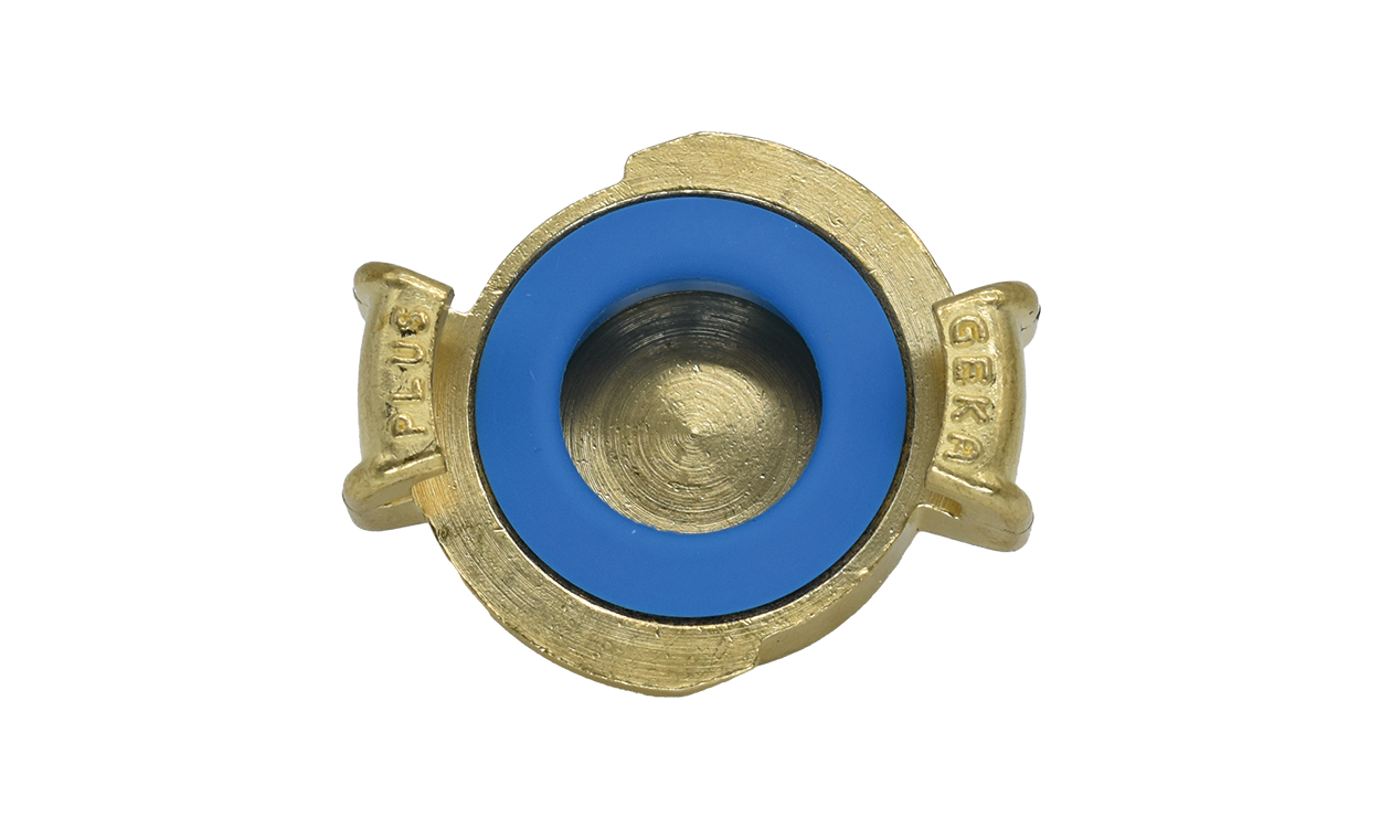 Messing-Trinkwasser-Schnellkupplung Blindkupplung GEKA® plus K