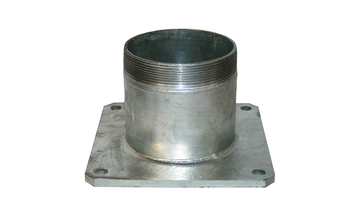 Steel rectangular flange