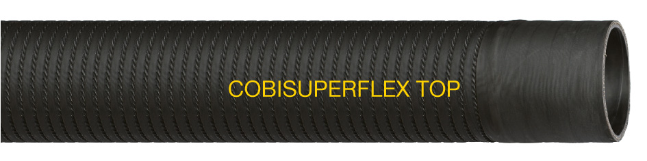 COBISUPERFLEX TOP - Hochflexibler Gummi-Spiralsaug- und Förderschlauch mit spiralfreien Muffen