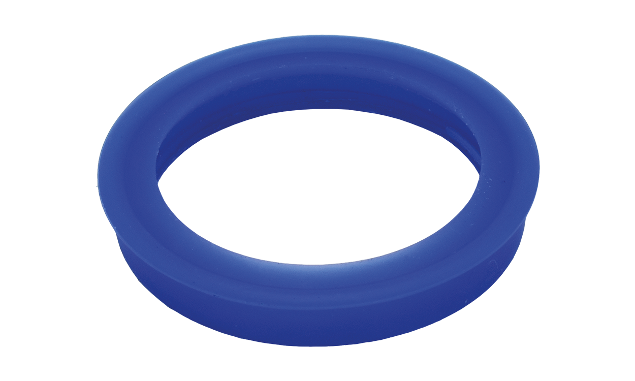 Trinkwasser-Dichtring für Druck- und Saugbetrieb (DS) System Storz aus Silikon, blau Trinkwasser-Dichtring für Druck- und Saugbetrieb (DS) System Storz aus Silikon, blau