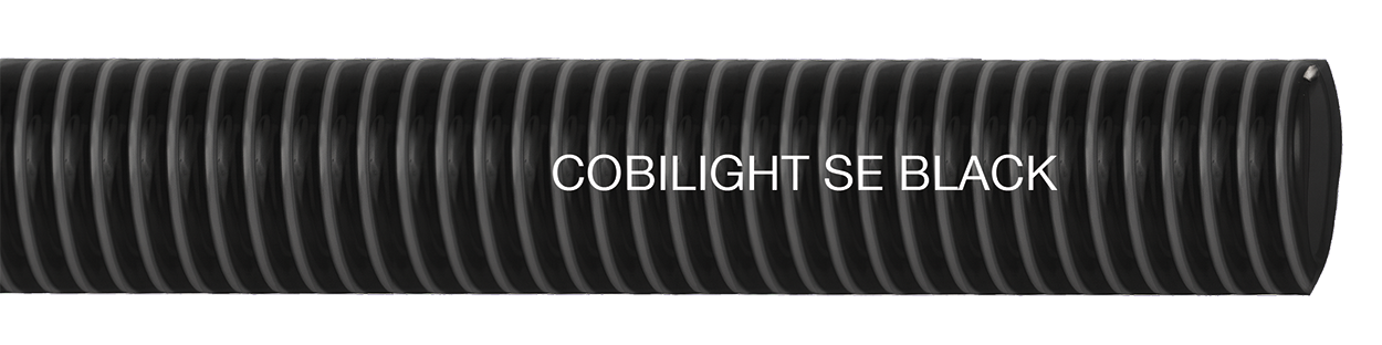 COBILIGHT SE BLACK – Highly flexible PVC suction and delivery hose, drag hose