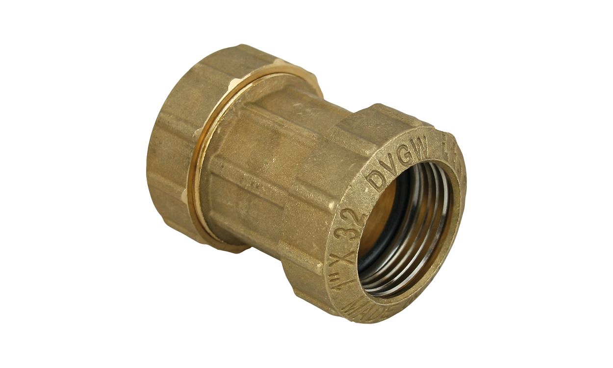 Messing-PE-Rohr-Verschraubung Kupplung Messing-PE-Rohr-Verschraubung Kupplung