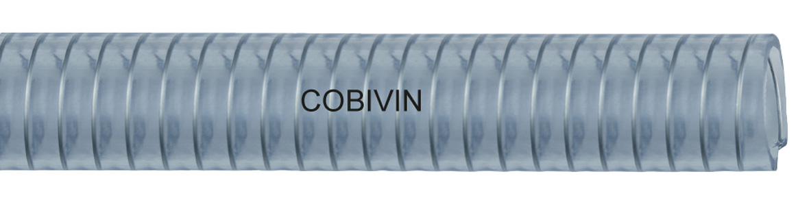 COBIVIN - Tuyau d'aspiration et de pression en PVC avec spirale en fil d'acier