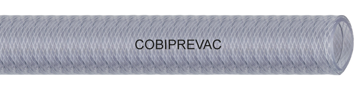 COBIPREVAC - PVC zuig- en persslang met stalen spiraal en weefselinlage