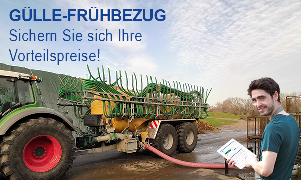 Frühbezug für Gülletechnik