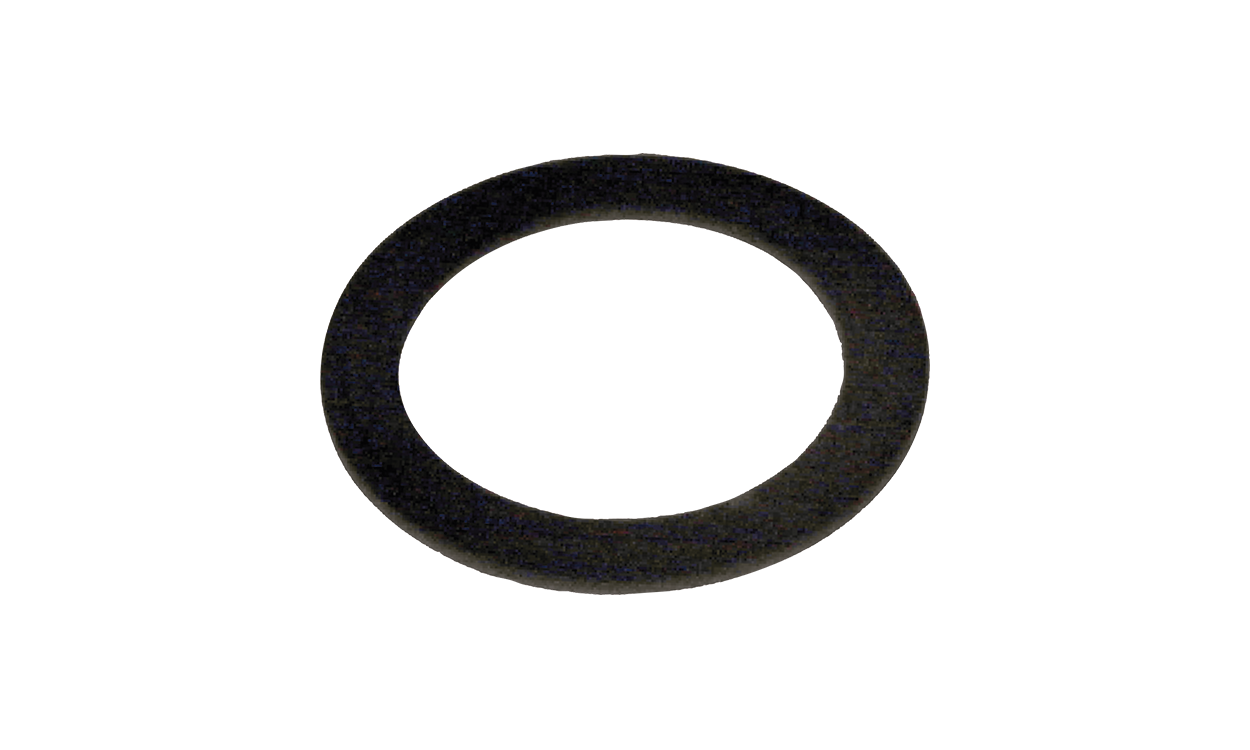 Gasket for galvanized malleable cast iron fittings