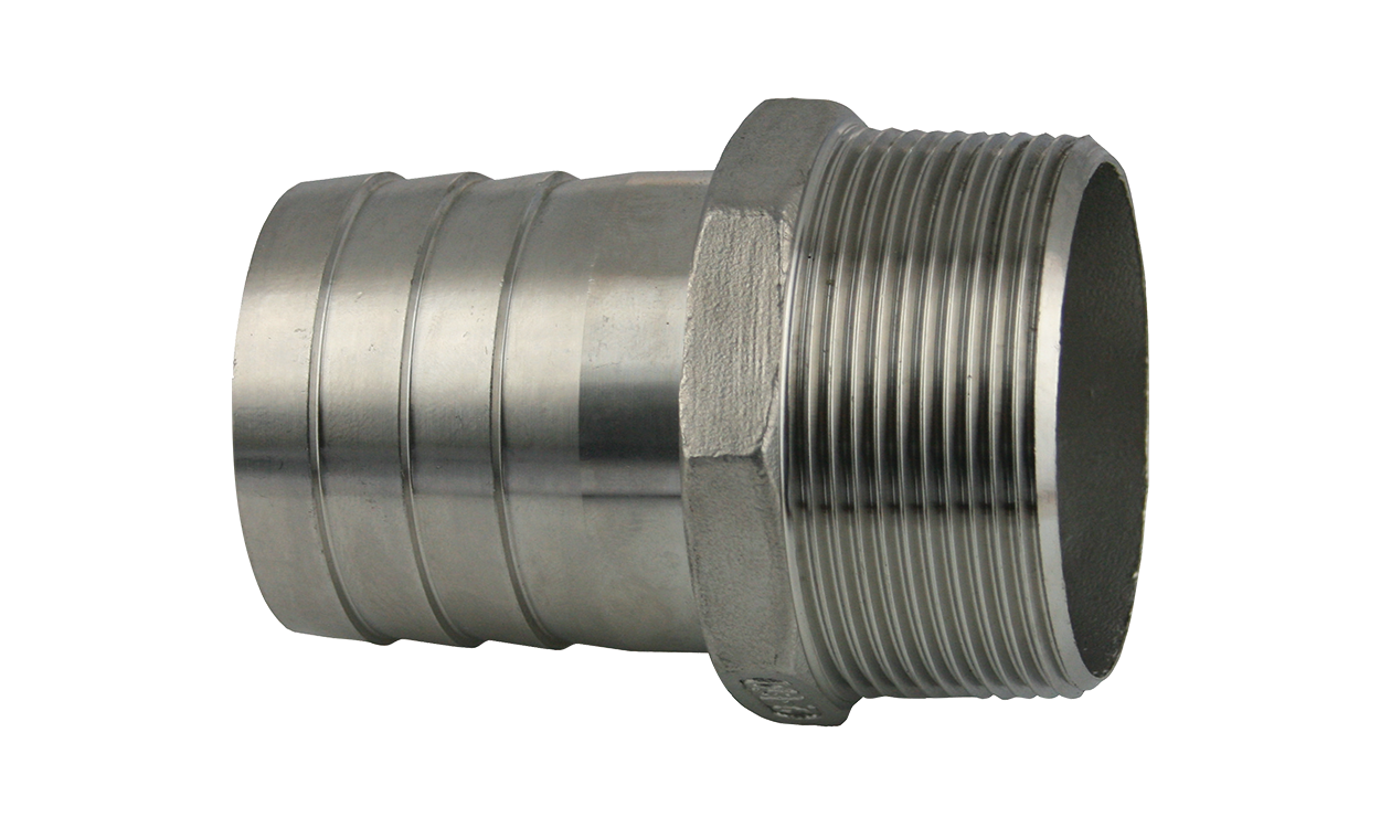 Stainless steel hose nozzle with male thread Stainless steel hose nozzle with male thread