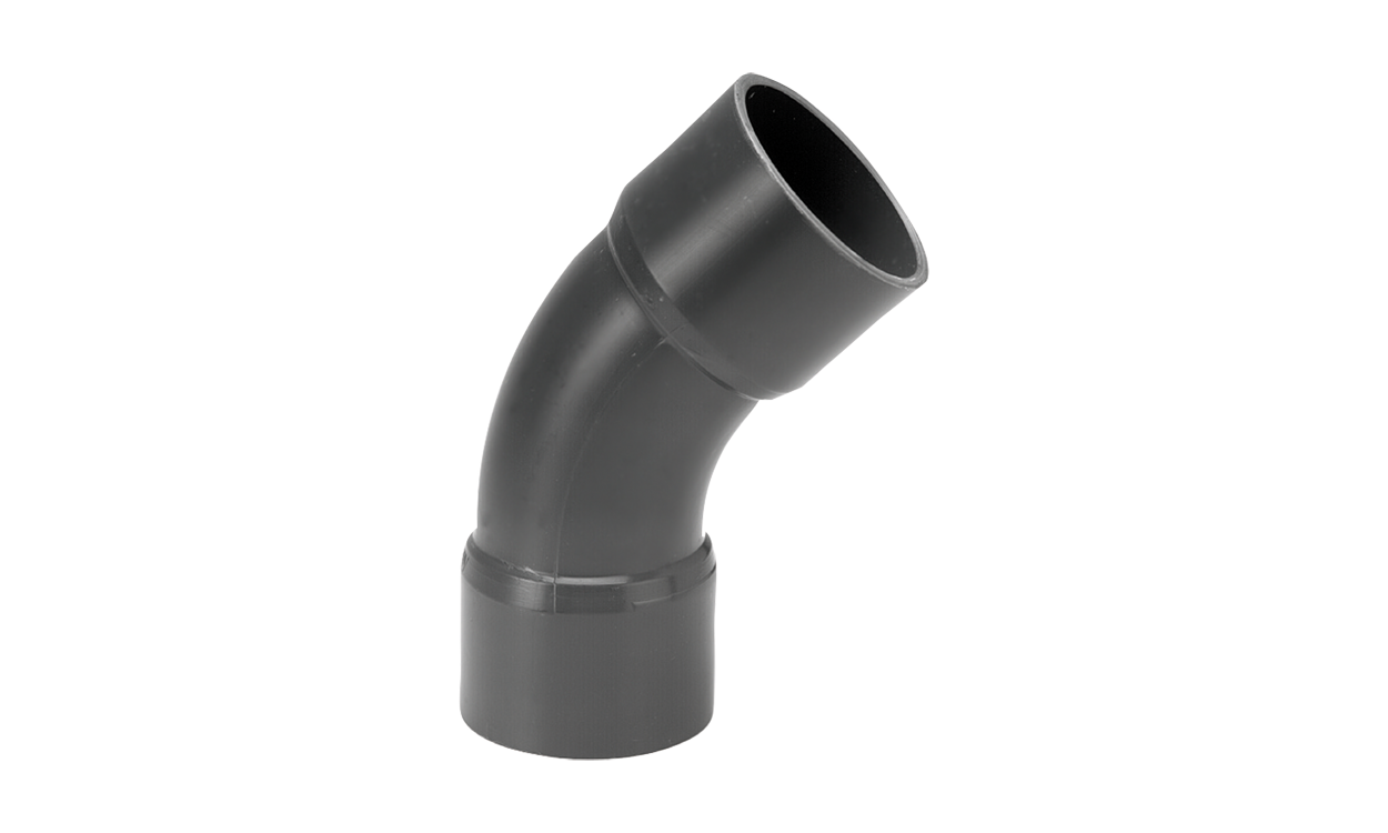 PVC bocht 45°