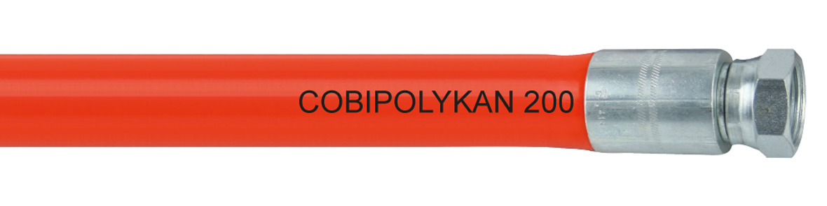 COBIPOLYKAN 200 - Tuyau de rinçage des égouts en plastique 200 bar