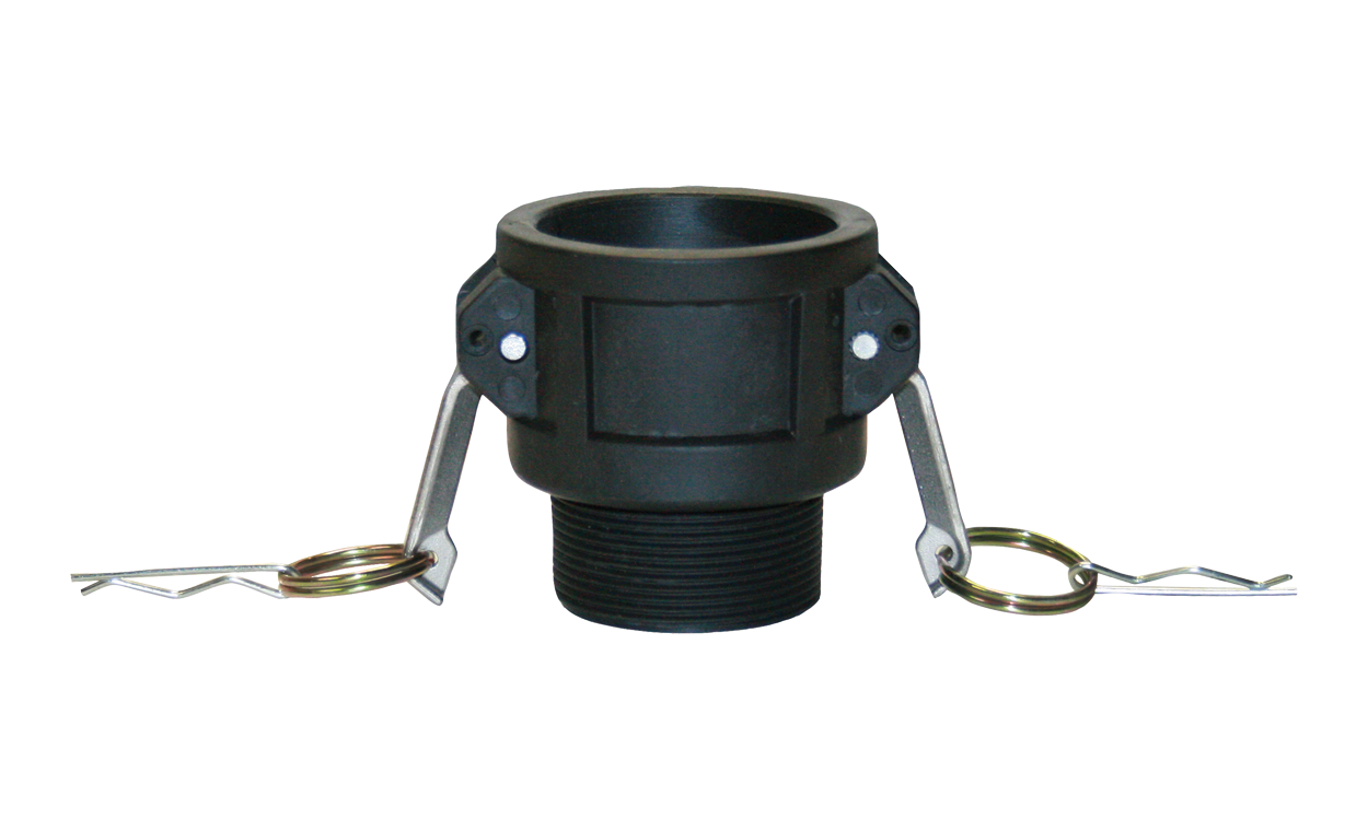 Female coupling with male thread type B - System Kamlok PP Female coupling with male thread type B - System Kamlok PP