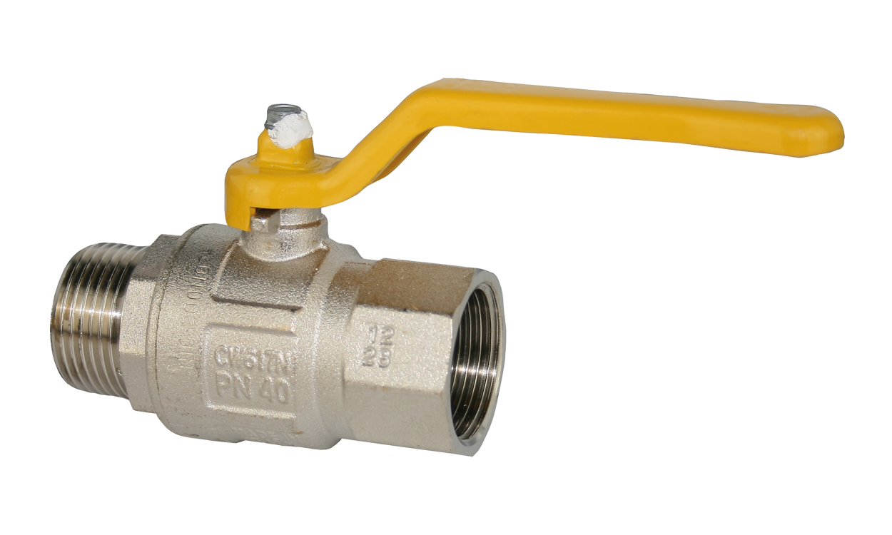 Messing-Muffen-Kugelhahn für Gas IG/AG Messing-Muffen-Kugelhahn für Gas IG/AG