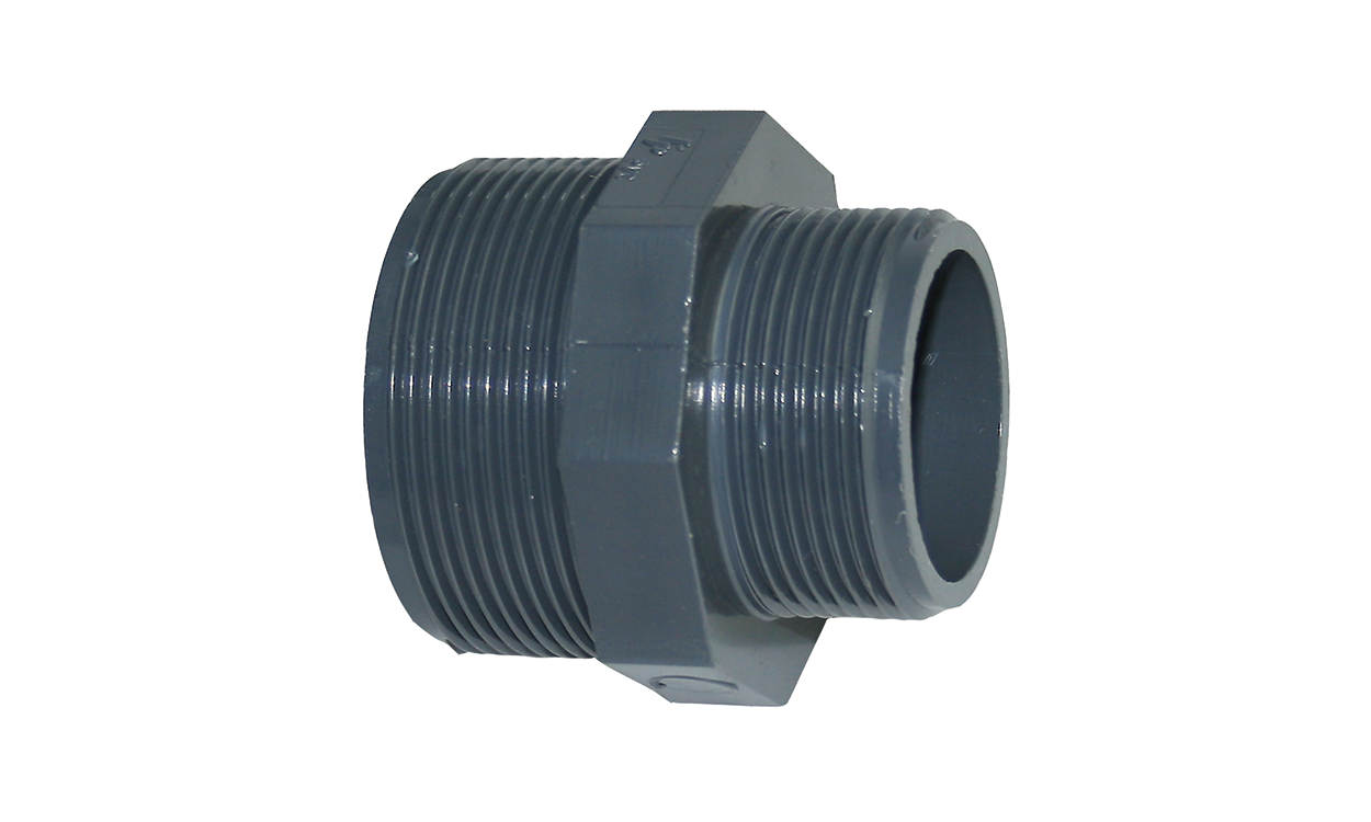 Mamelon double en PVC, réduction Mamelon double en PVC, réduction