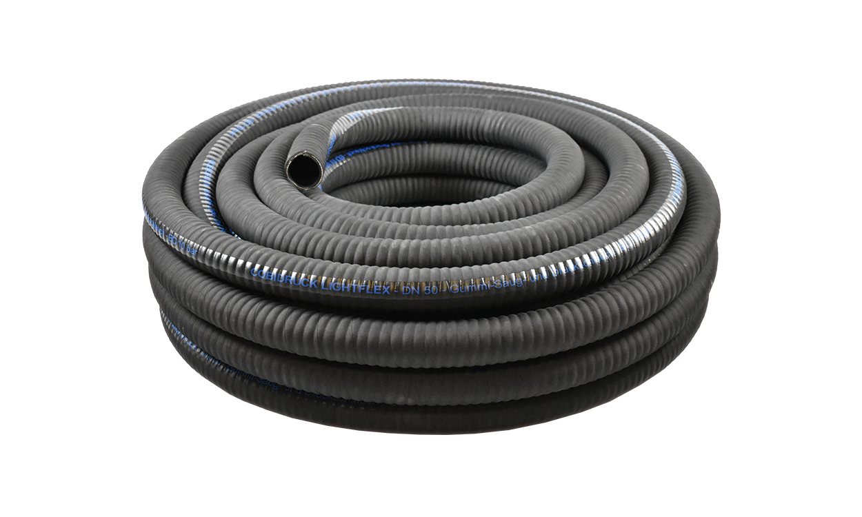 COBIDRUCK LIGHTFLEX - Gewellter Gummi-Spiralsaug- und Druckschlauch 6 bar, sehr flexibel COBIDRUCK LIGHTFLEX - Gewellter Gummi-Spiralsaug- und Druckschlauch 6 bar, sehr flexibel