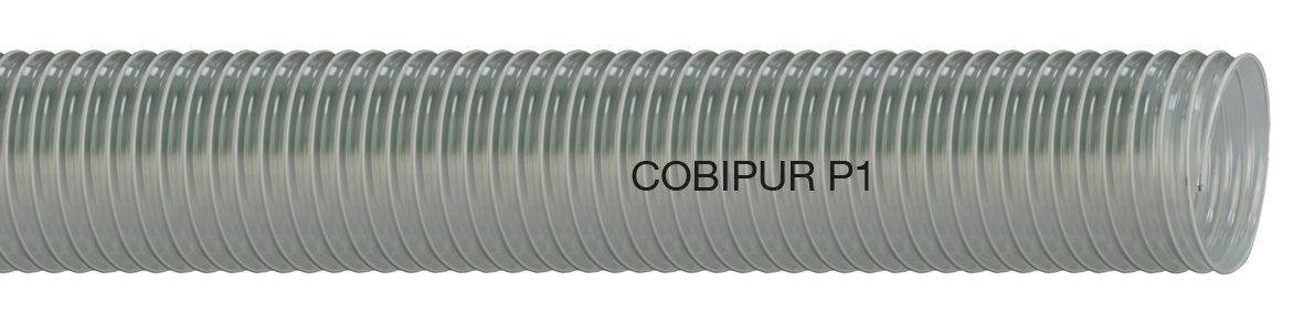 COBIPUR P1 - Lekki wąż ssawny odciągowy poliuretanowy