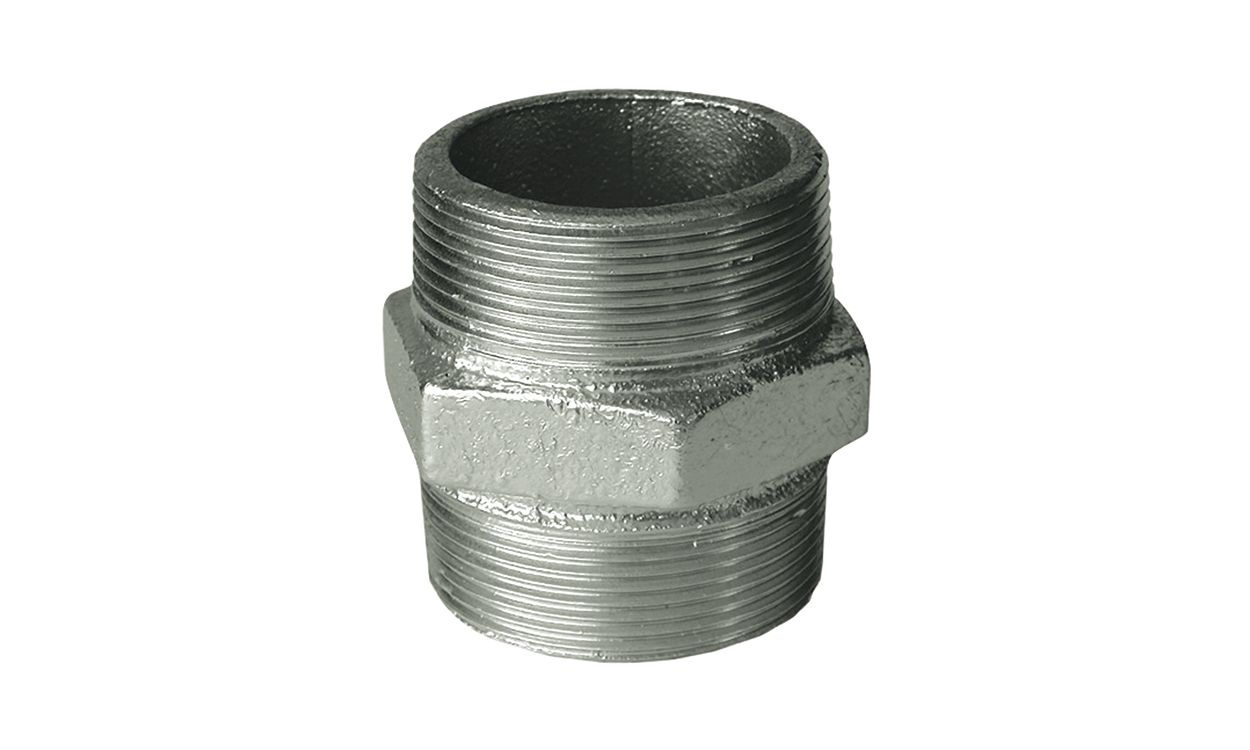 Malleable cast iron Double nipple no. 280 Malleable cast iron Double nipple no. 280