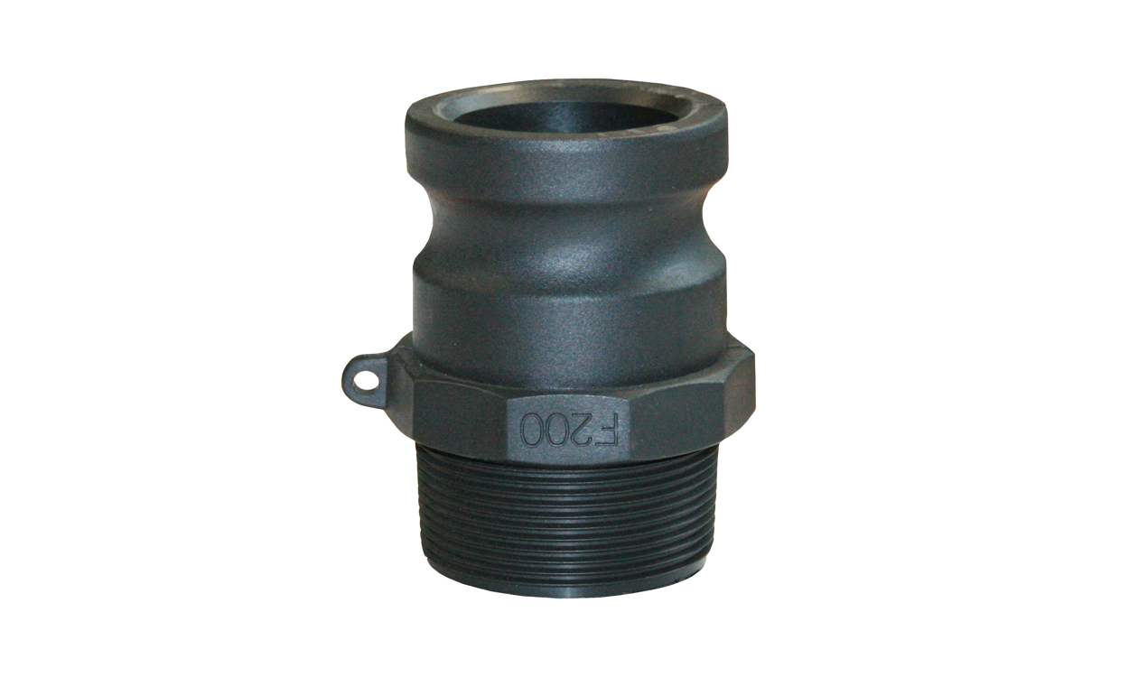 Male coupling with male thread type F - System Kamlok PP Male coupling with male thread type F - System Kamlok PP