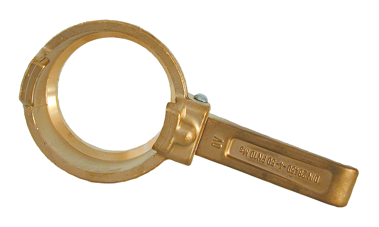TW clamping ring with lever made of brass according to DIN EN 14420-6 (DIN 28450) TW clamping ring with lever made of brass according to DIN EN 14420-6 (DIN 28450)