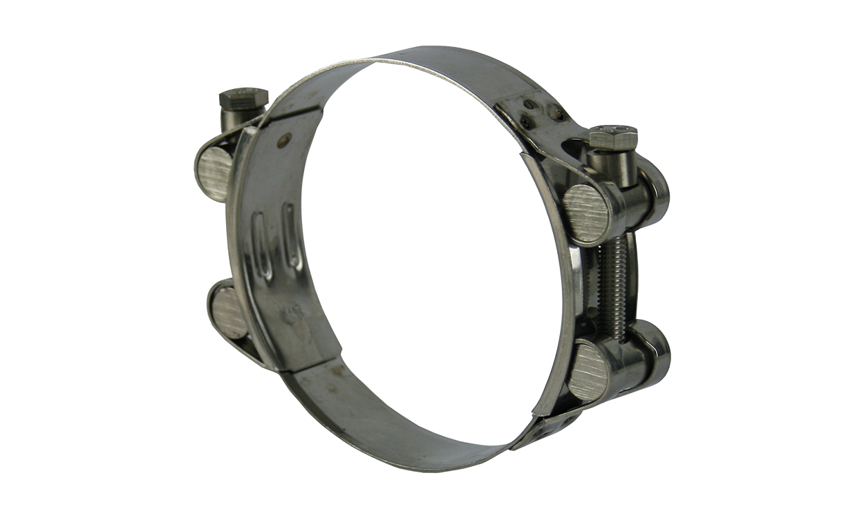 Hose clamp two part M 2 ss Hose clamp two part M 2 ss