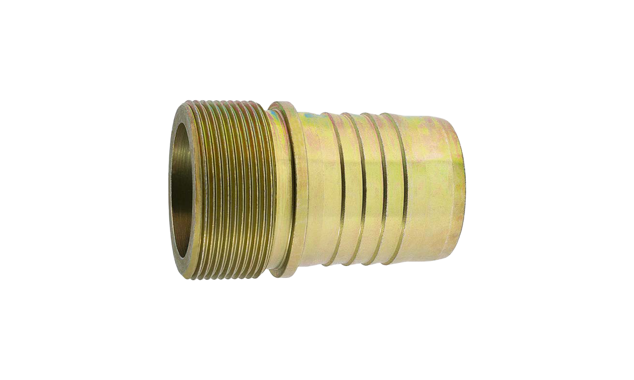 Mortar male coupling with female thread