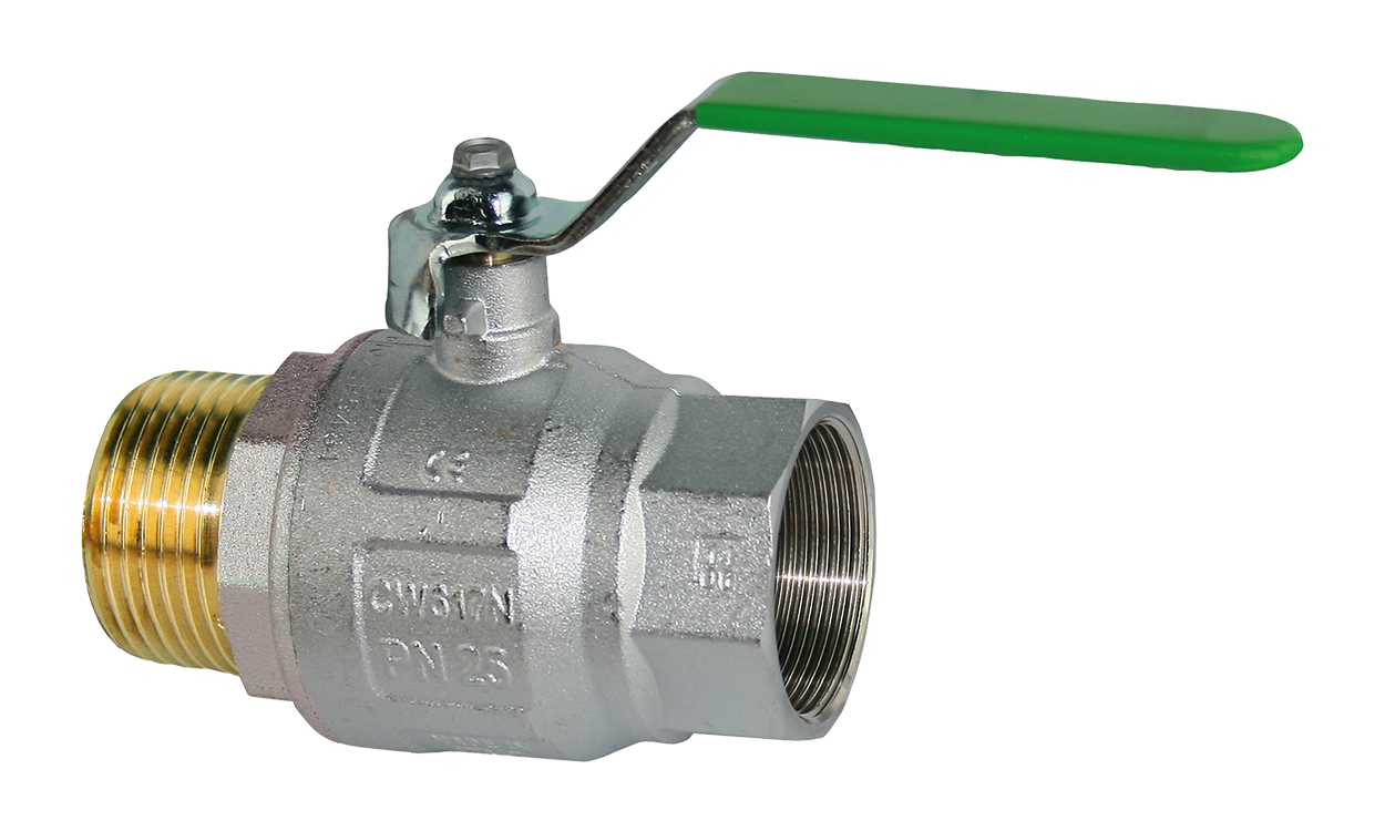 Messing-Muffen-Kugelhahn für Trinkwasser IG/AG Messing-Muffen-Kugelhahn für Trinkwasser IG/AG