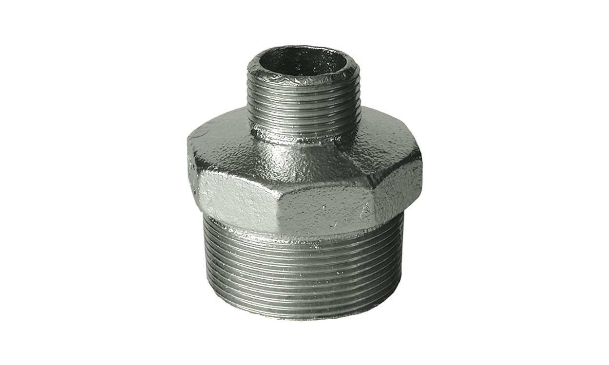 Malleable cast iron Reducing double nipple no. 245 Malleable cast iron Reducing double nipple no. 245