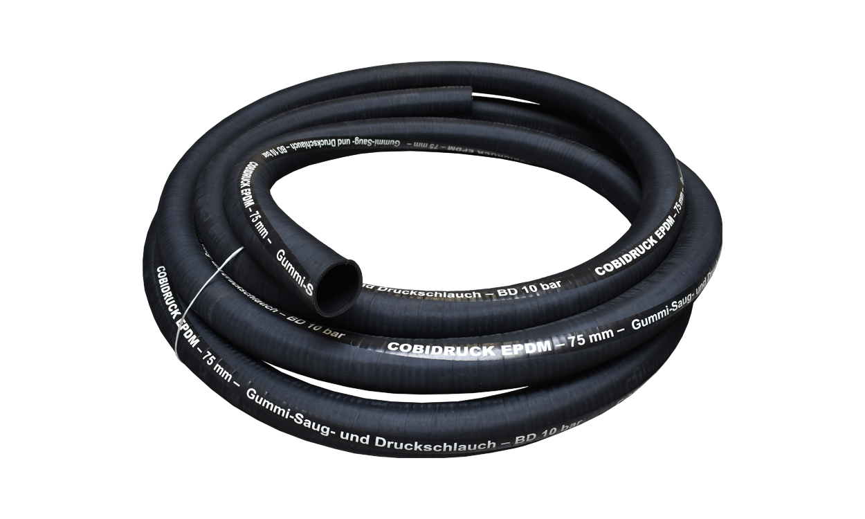 COBIDRUCK EPDM - EPDM spiral suction and pressure hose 10 bar for industrial applications COBIDRUCK EPDM - EPDM spiral suction and pressure hose 10 bar for industrial applications