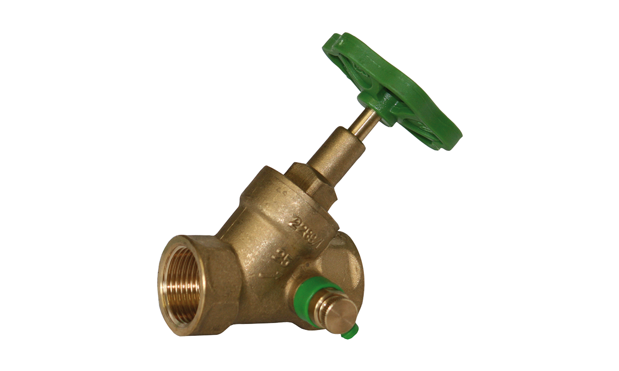 Messing-Schrägsitzventil Messing-Schrägsitzventil