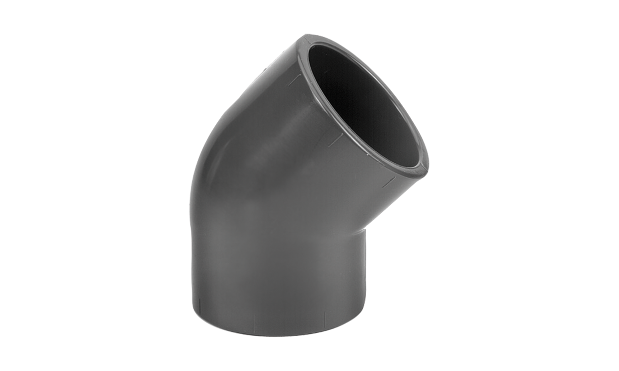 PVC knie 45° PVC knie 45°