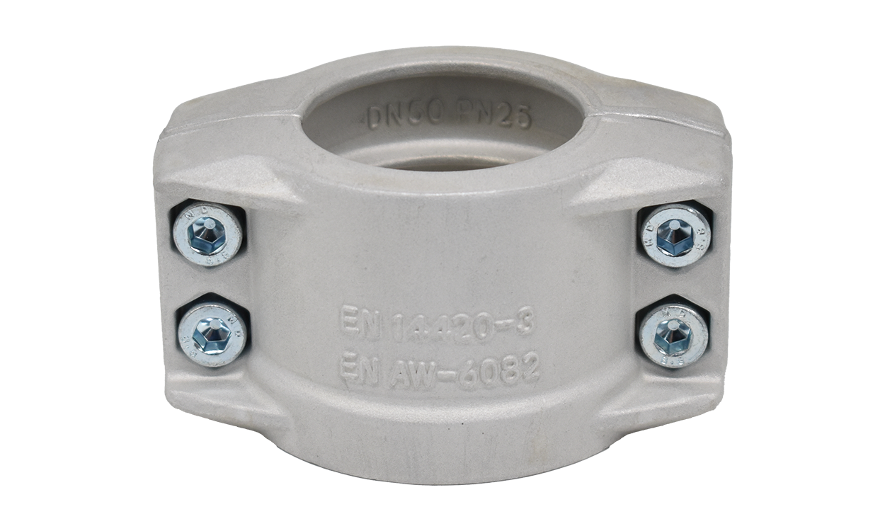 Aluminium klemschalen EN 14420-3 Aluminium klemschalen EN 14420-3
