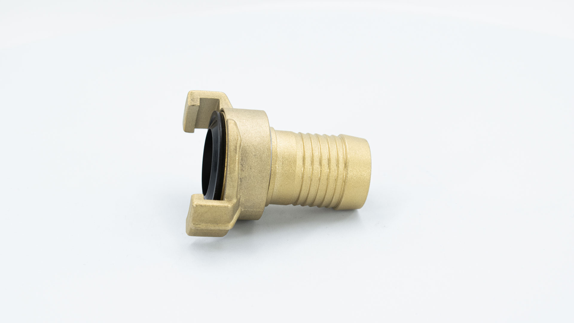 Brass quick coupling with hose nozzle System Geka