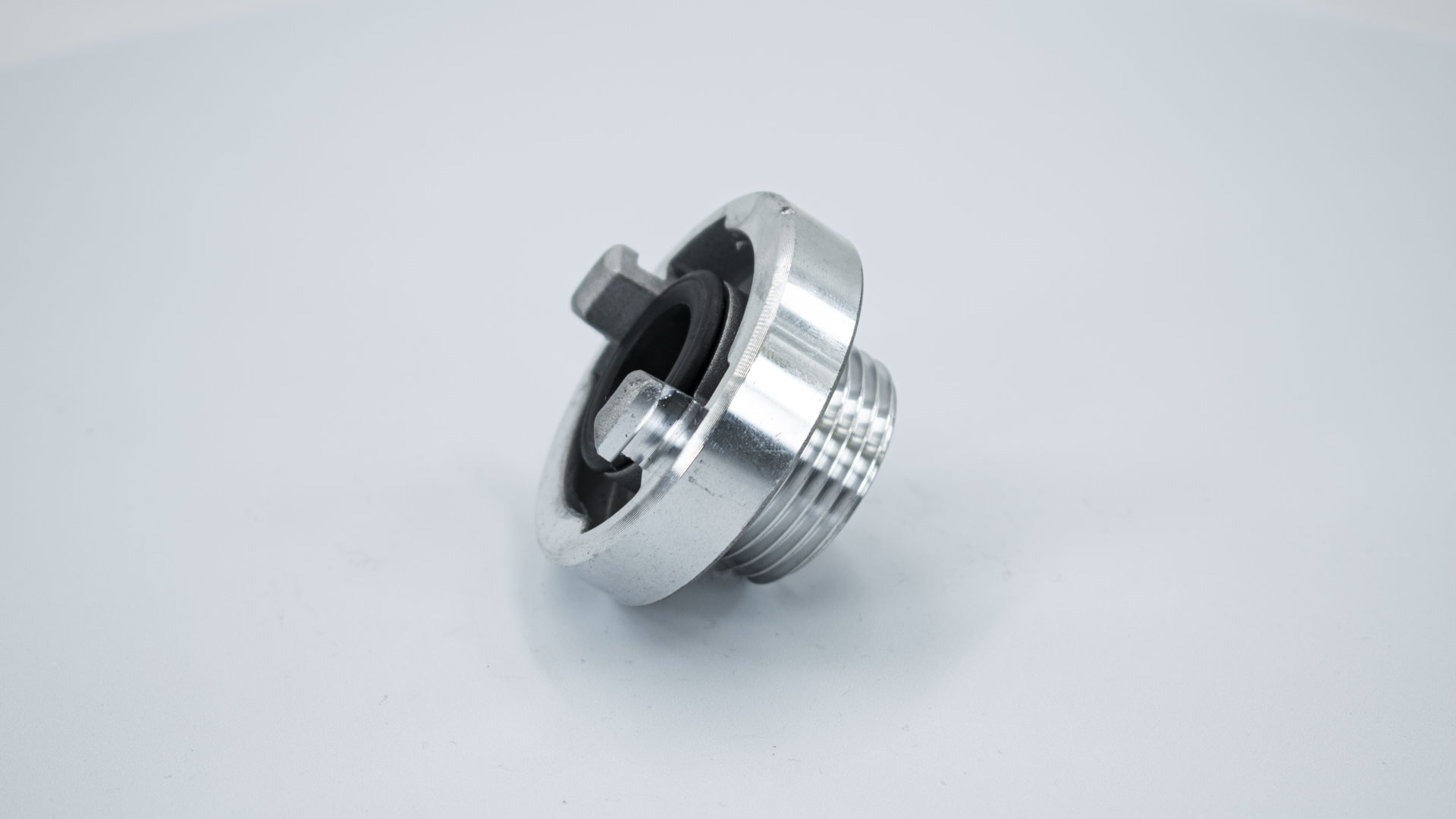 Alu fixed coupling with male thread Type I System Storz