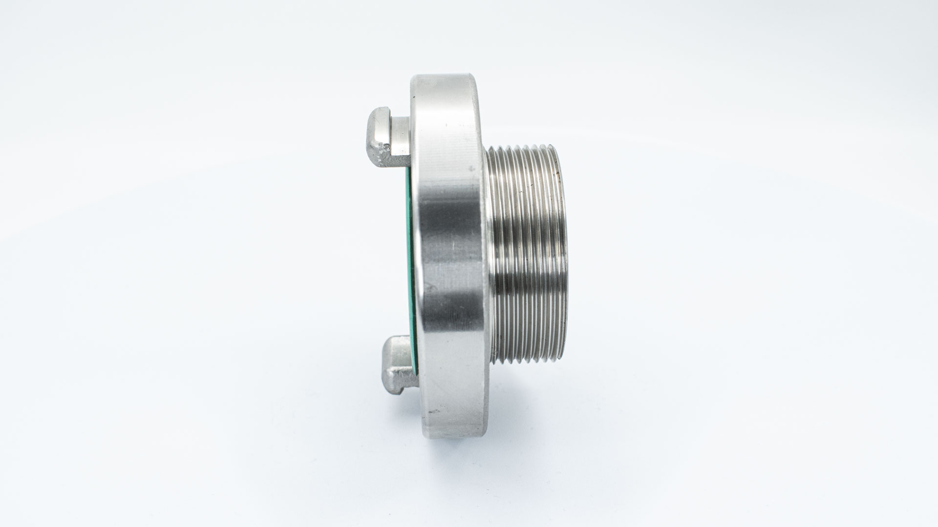 Stainless steel fixed coupling with male thread System Storz
